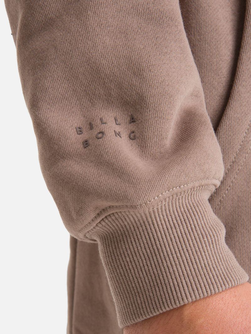 Polerón Hombre Full Zipper Baggy Beige Billabong