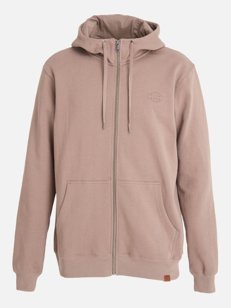 Polerón Hombre Full Zipper Baggy Beige Billabong