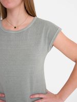 Polera m/c Mujer Essential Azul Burton