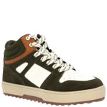 Zapatilla Cuero Niño Moslo Negro