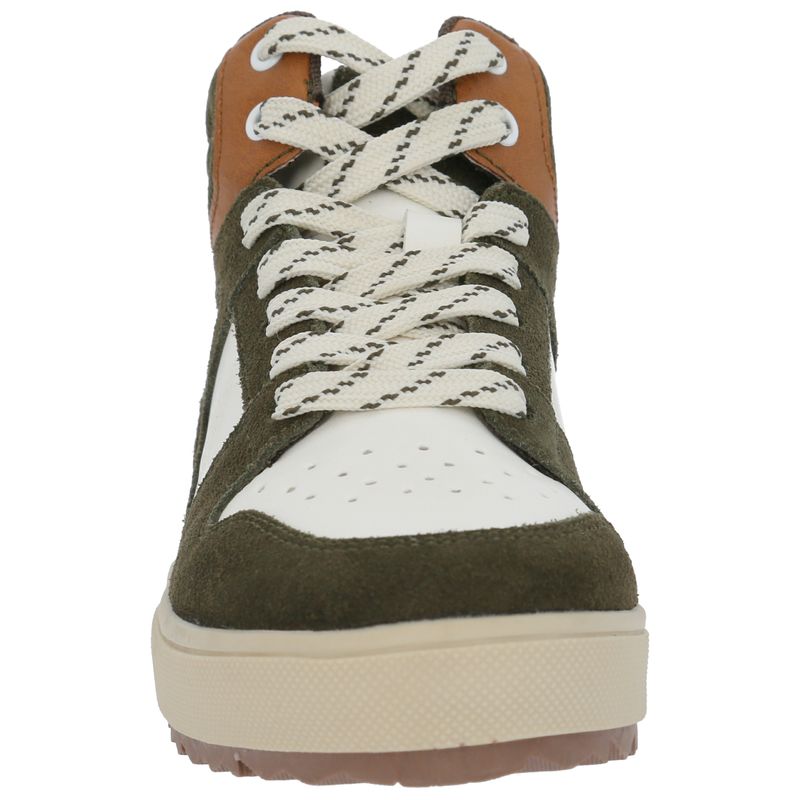 Zapatilla Cuero Niño Moslo Negro