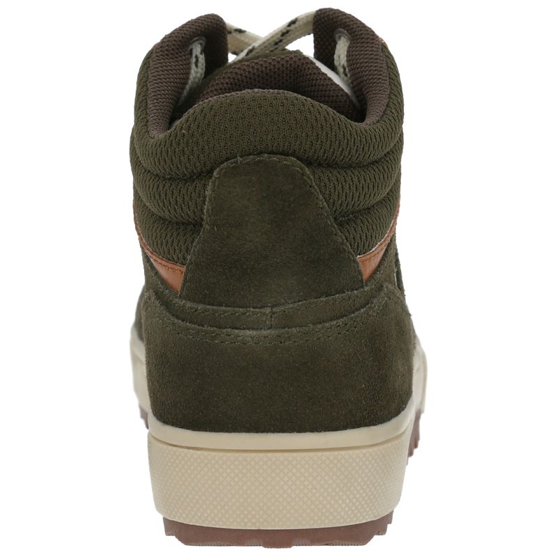 Zapatilla Cuero Niño Moslo Negro