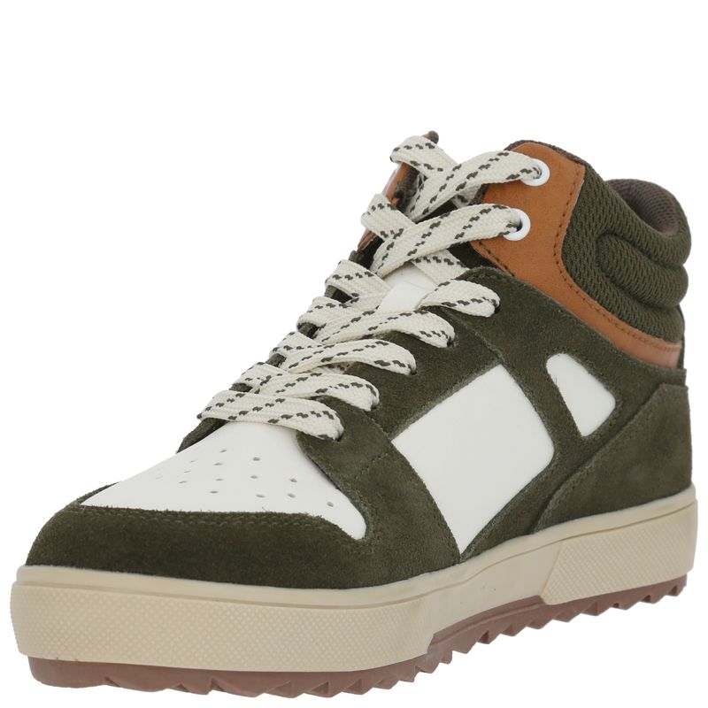 Zapatilla Cuero Niño Moslo Negro