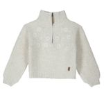 Chaleco Niña Amapola Crema