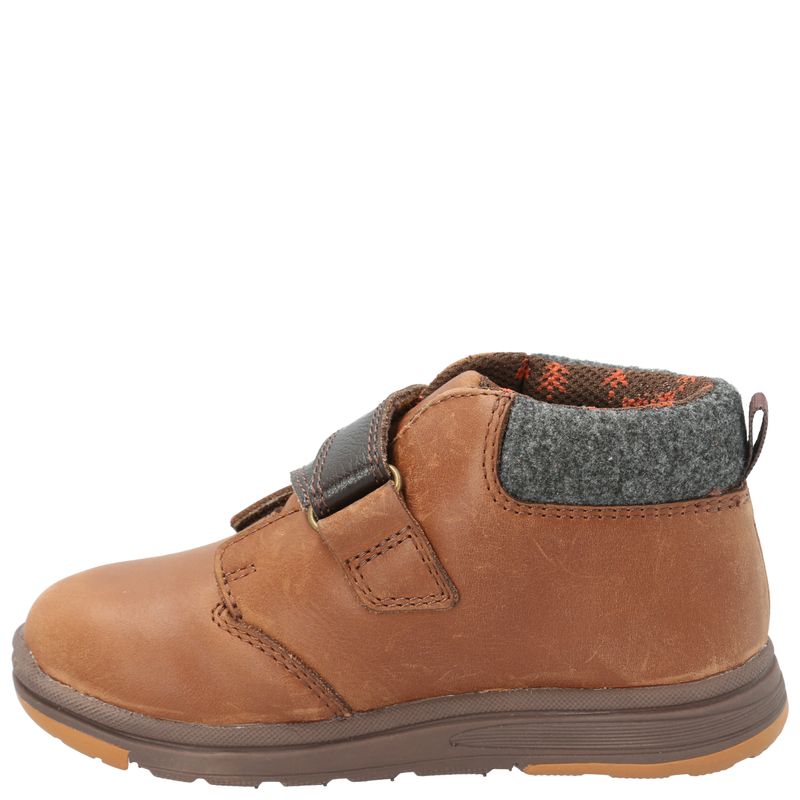 Botín Cuero Niño Runney  Café