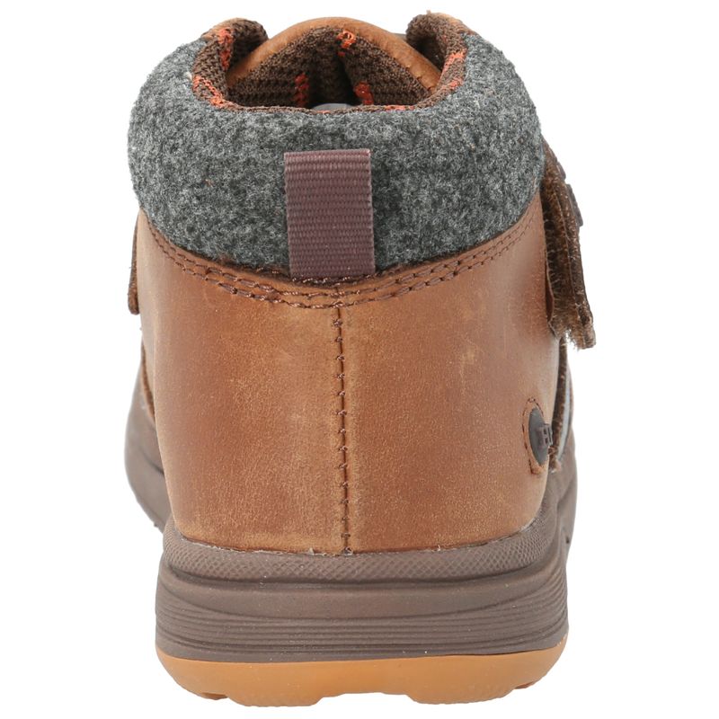 Botín Cuero Niño Runney  Café