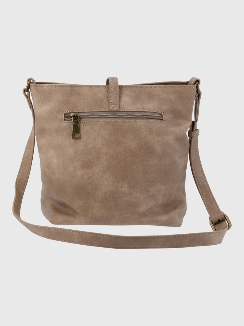 Cartera Mujer Kaia Crossbody Café Azaleia