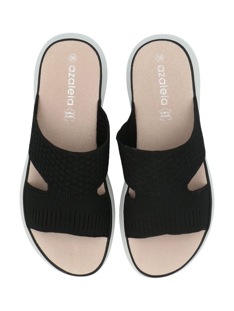 Sandalia Mujer Laraina Negro Azaleia