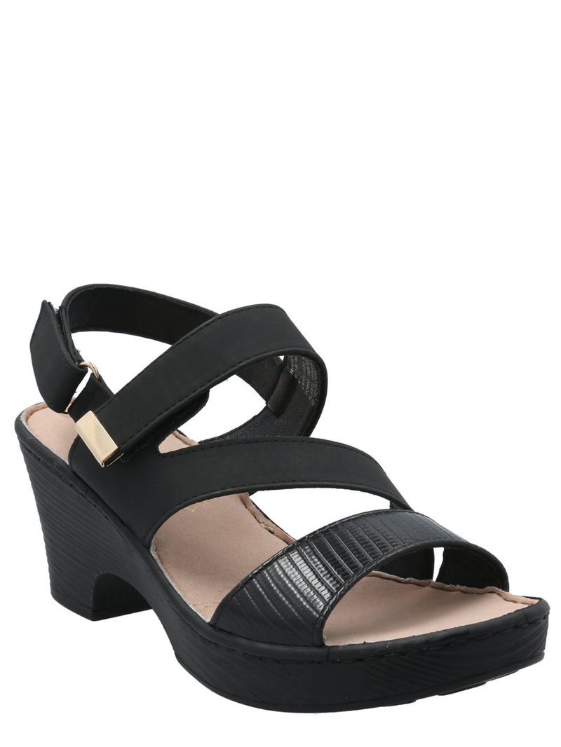 Sandalia Mujer Milan 2 Negro Azaleia