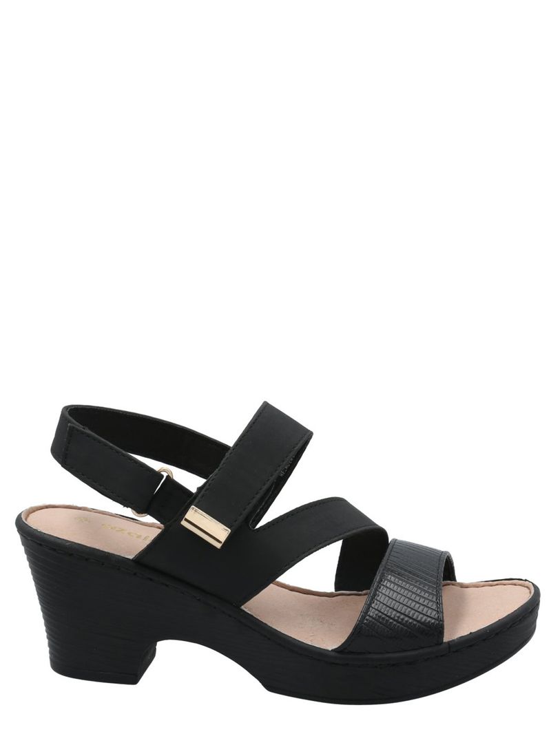 Sandalia Mujer Milan 2 Negro Azaleia