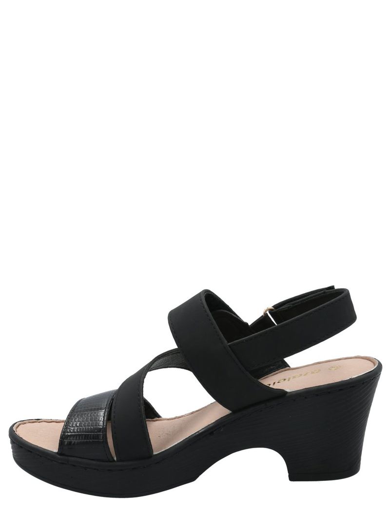 Sandalia Mujer Milan 2 Negro Azaleia