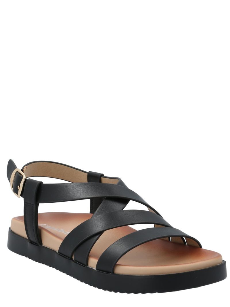 Sandalia Mujer Giordana Negro Azaleia