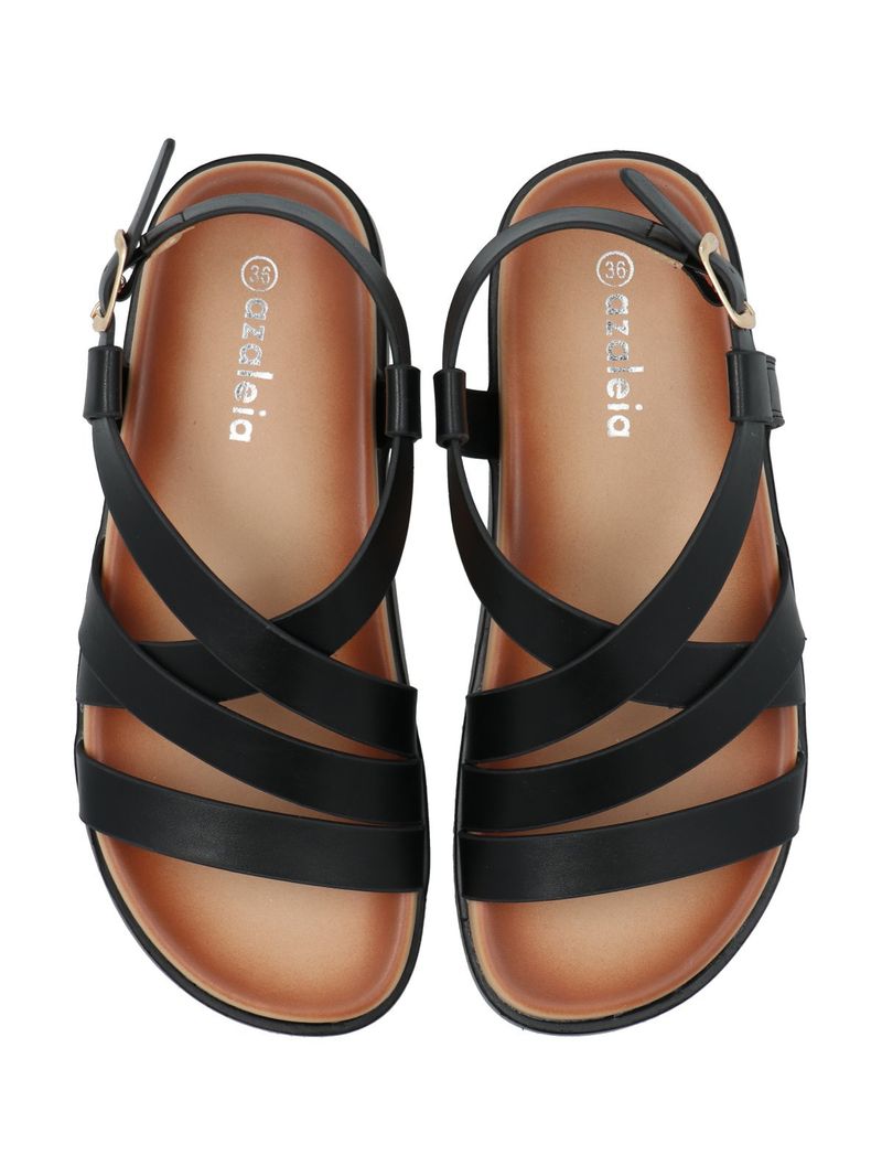 Sandalia Mujer Giordana Negro Azaleia