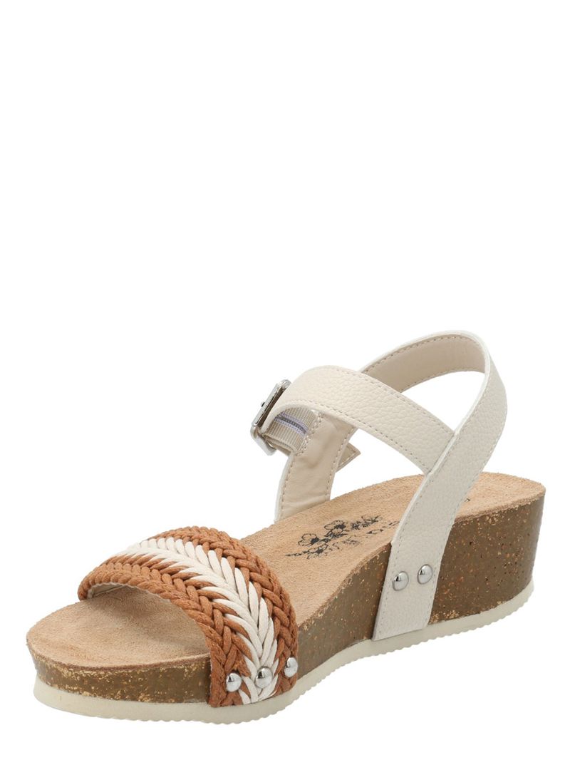 Sandalia Mujer Candida Ostra Azaleia