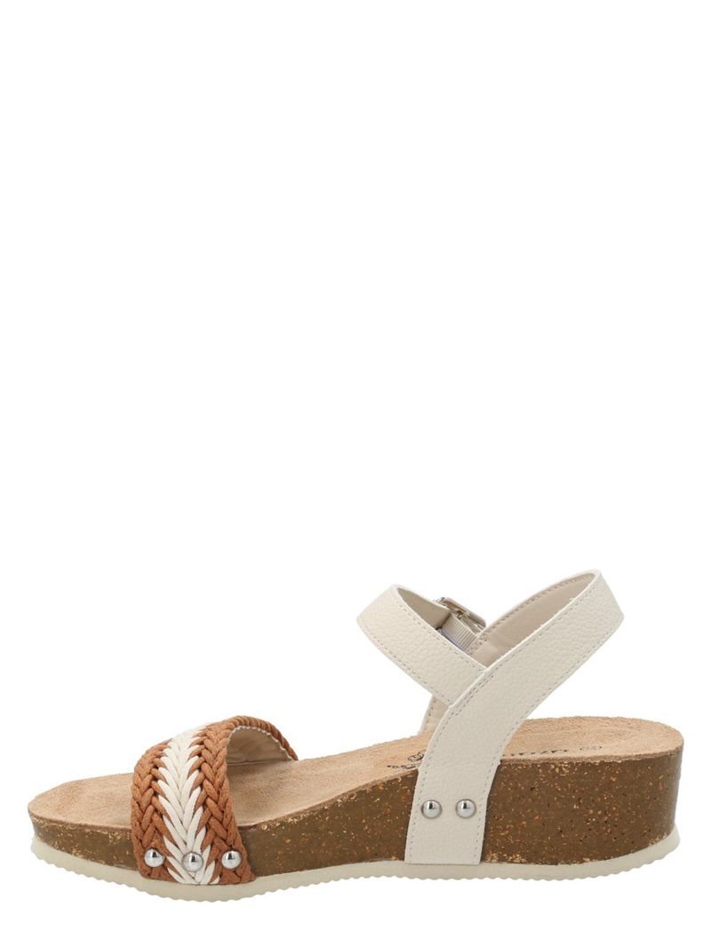 Sandalia Mujer Candida Ostra Azaleia