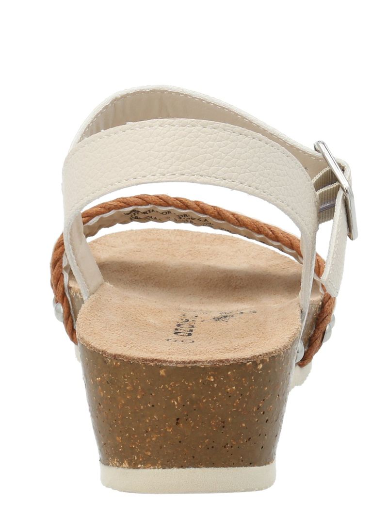 Sandalia Mujer Candida Ostra Azaleia