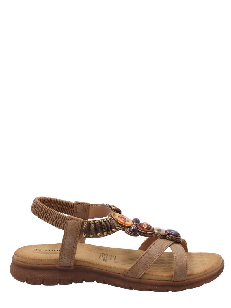 Sandalia Mujer Donia Cognac Azaleia