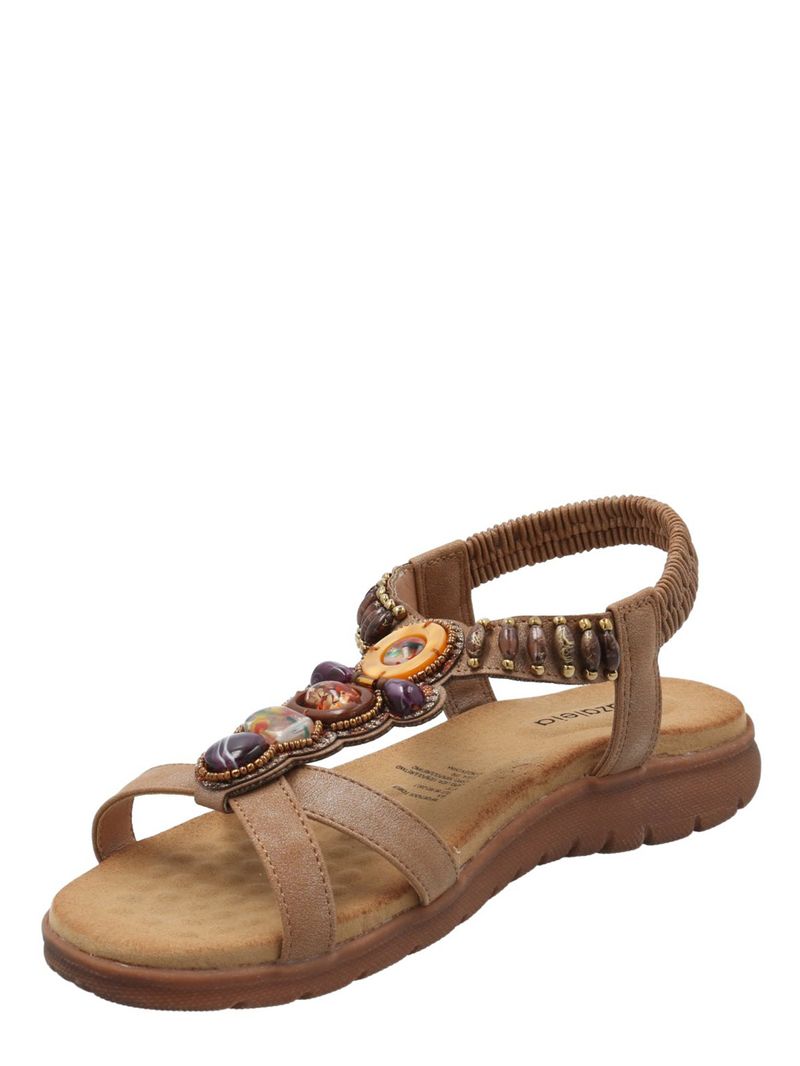 Sandalia Mujer Donia Cognac Azaleia