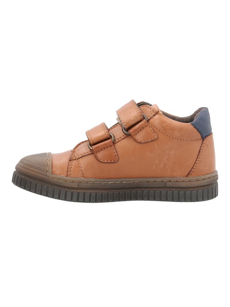 Zapatilla Cuero Niño Waco VL Café