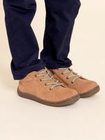 Zapatilla Gamuza Niño Hervey Café