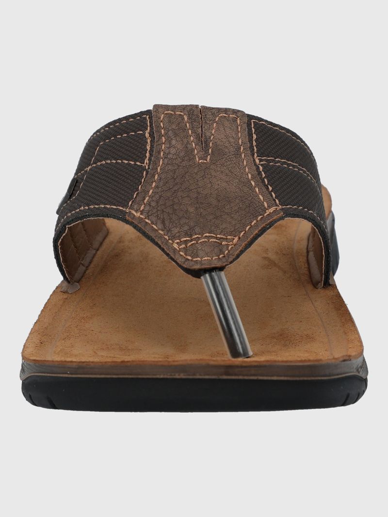 Sandalia Boro Hombre Café Oscuro