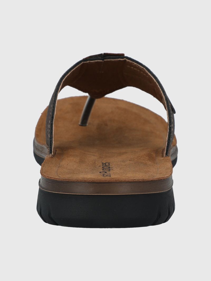 Sandalia Boro Hombre Café Oscuro