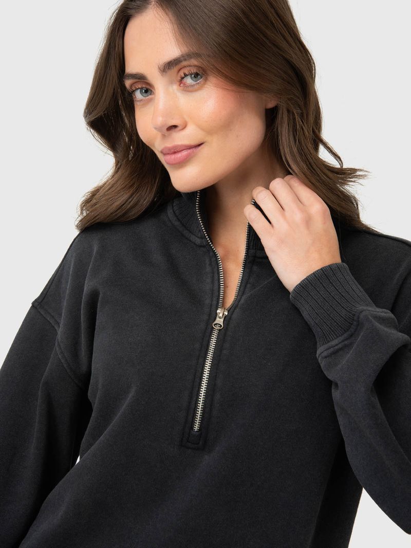 Polerón Mujer Lia II Negro Bsoul