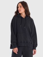 Polerón Mujer Hoodie Mich Negro Bsoul
