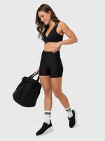 Short Mujer Shiny Negra Bsoul