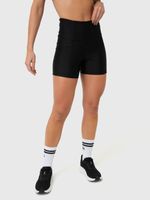 Short Mujer Shiny Negra Bsoul