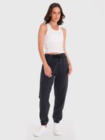 Pantalón Mujer Jogger Mich Negro Bsoul