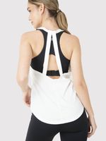 Polera SM Mujer Training Tank Blanco Bsoul