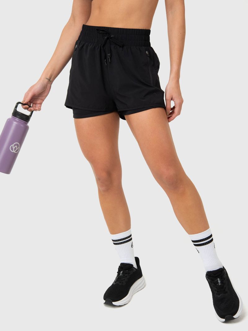 Short Mujer 2 in 1 Train Rosado Bsoul