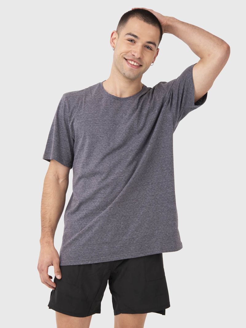 Polera Hombre Crew Neck II Gris Bsoul