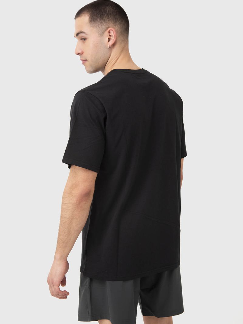 Polera Hombre Crew Neck II Negra Bsoul