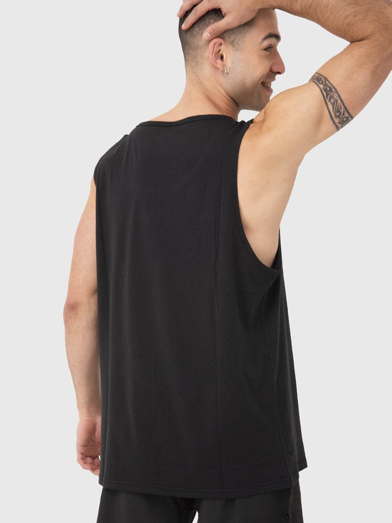 Polera Hombre Training Vest Negro Bsoul