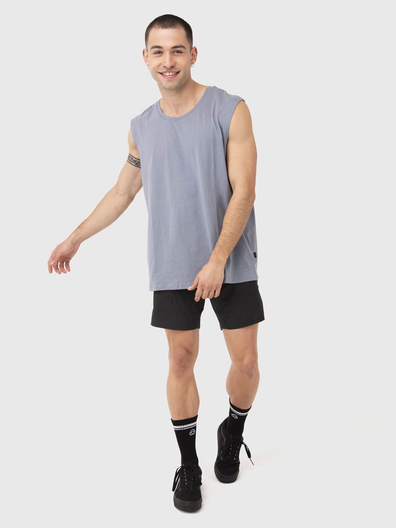 Polera Hombre Sleeveless Gris Bsoul