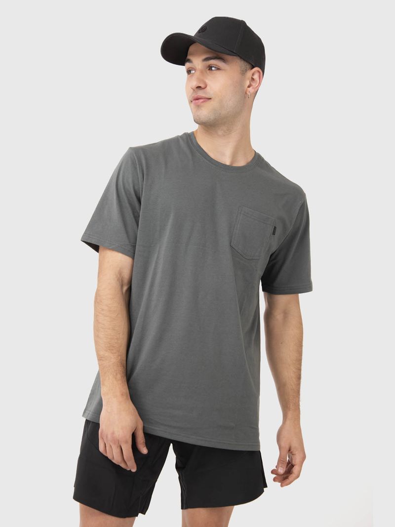 Polera Hombre Pocket T-Shirt Verde Bsoul
