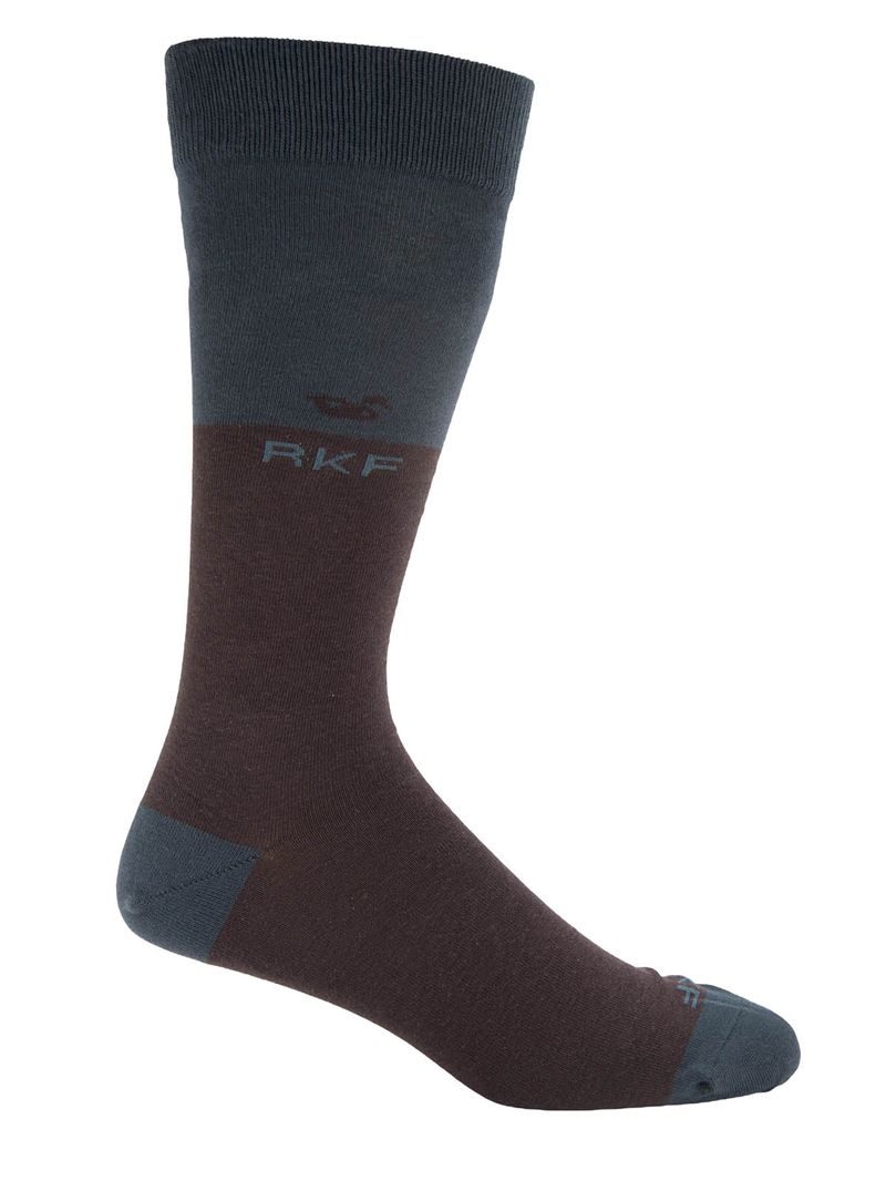 Calcetin Bambú Hombre Lg Rkfblock Azul Rockford