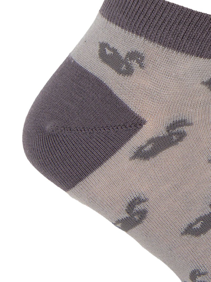 Calcetin Bambú Hombre Ped Ducks Gris Rockford