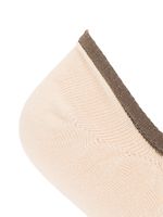 Calcetin Bambú Mujer Inv Liso Beige Rockford