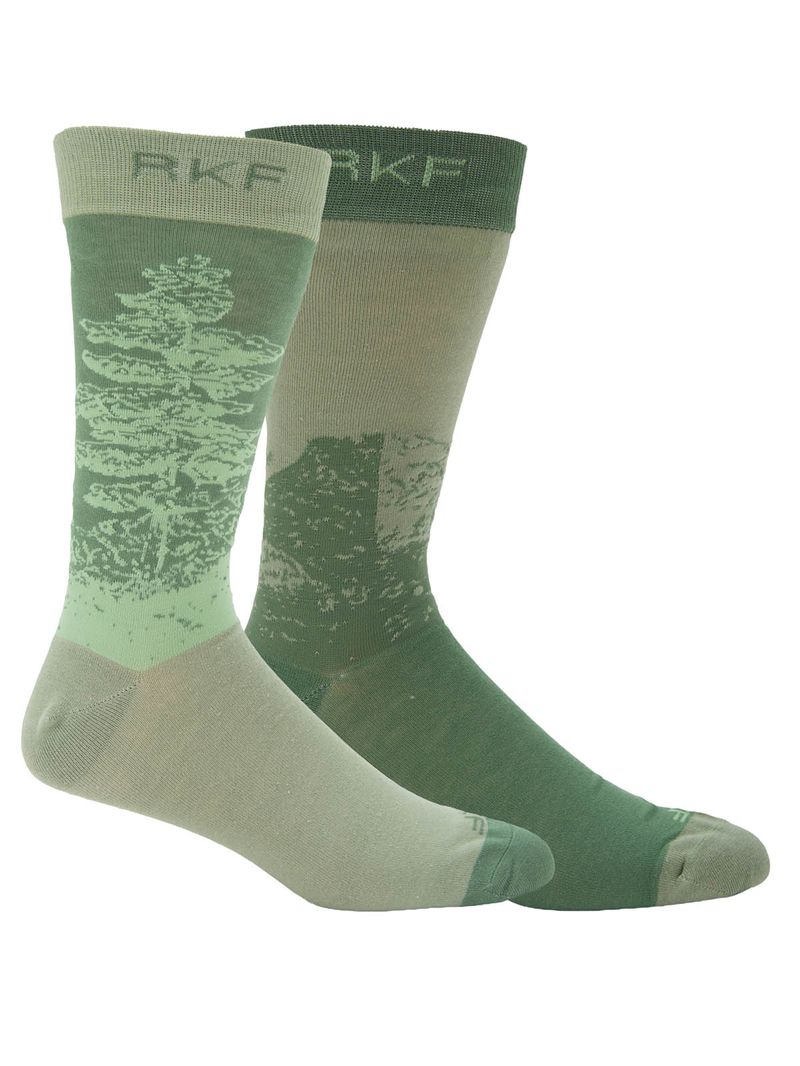 Calcetin Bambú Hombre Diff Pine Verde Rockford