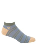 Calcetin Bambú Hombre Ped Lines Verde Rockford