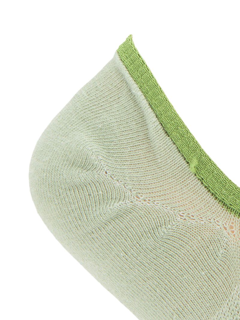 Calcetin Bambú Mujer Inv Liso Verde Rockford