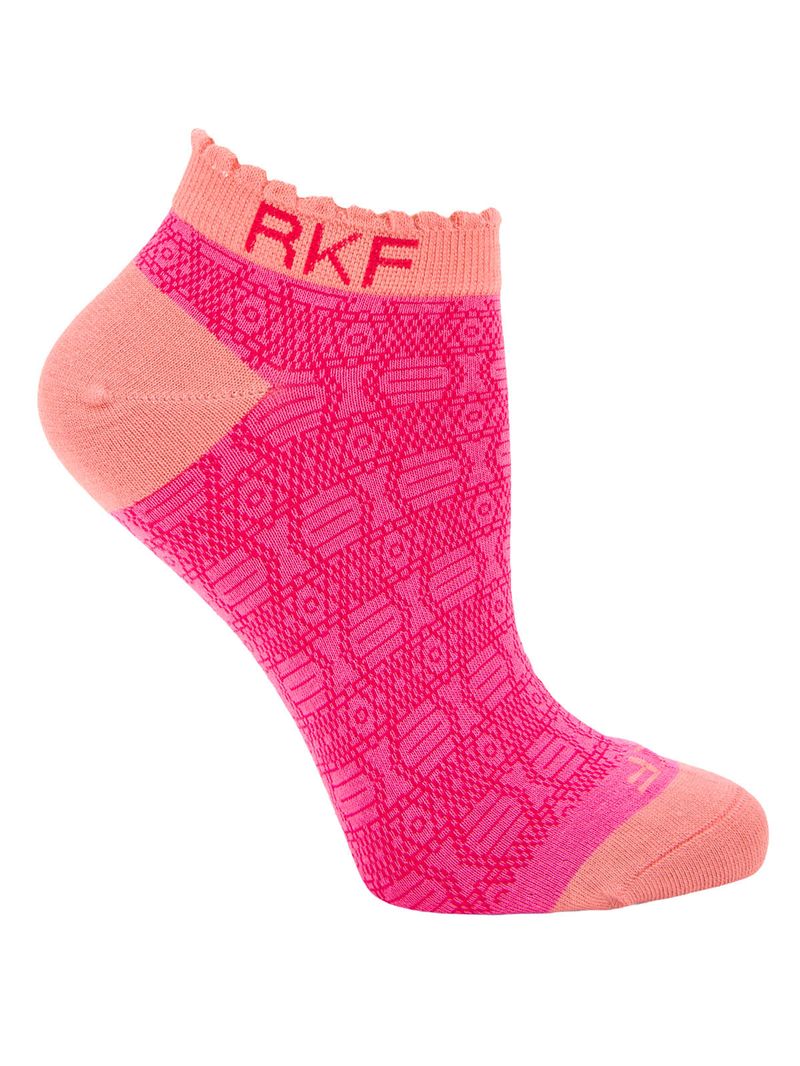 Calcetin Bambú Mujer Ped Design Rosado Rockford