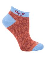 Calcetin Bambú Mujer Ped Design Rojo Rockford