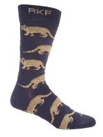Calcetin Bambú Hombre Huina Azul Rockford