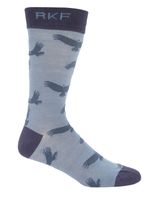 Calcetin Bambú Hombre Nature Azul Rockford