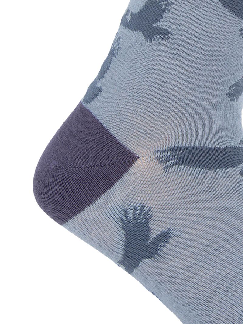 Calcetin Bambú Hombre Nature Azul Rockford