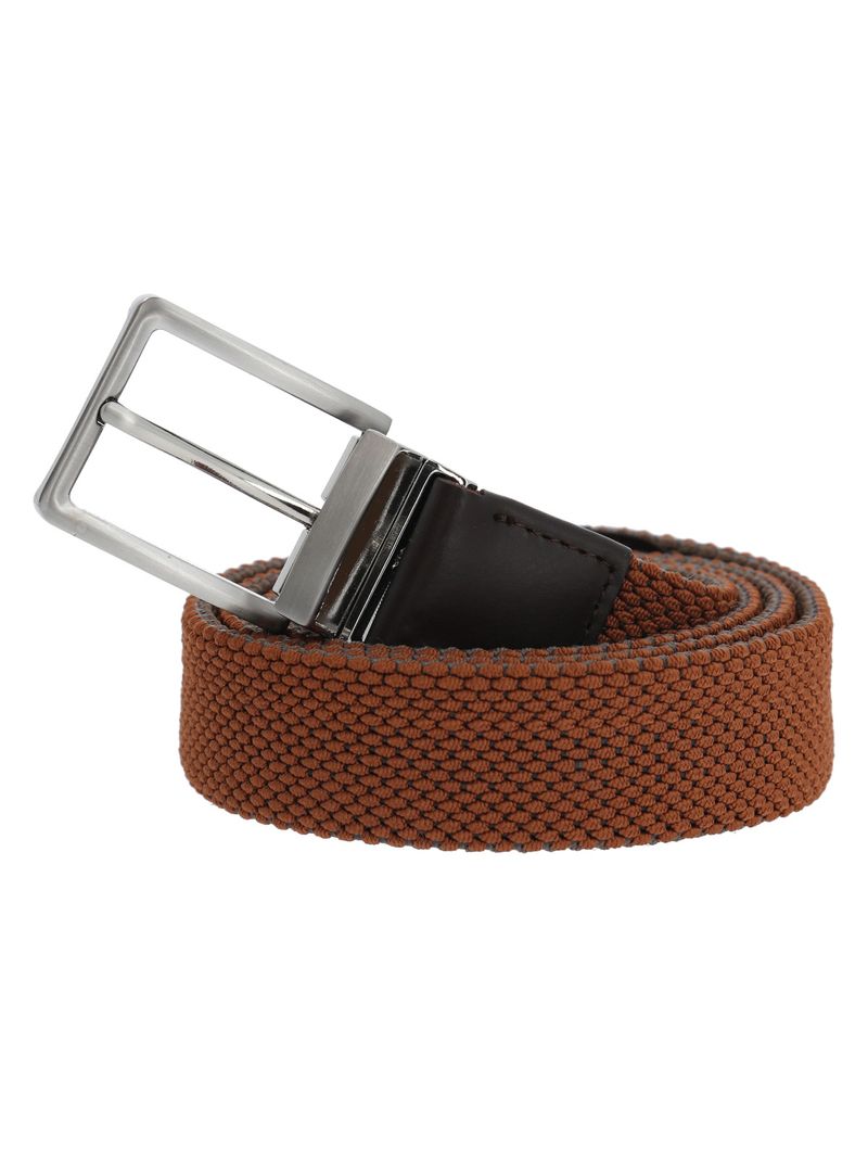 Cinturon Cuero Elastano Hombre Rf Tyler Reversible Multicolor Rockford